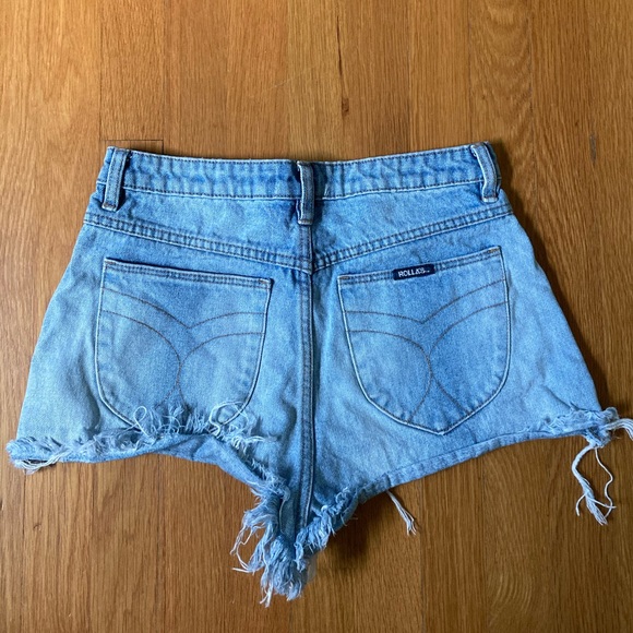 rolla’s light wash denim shorts - Picture 2 of 2
